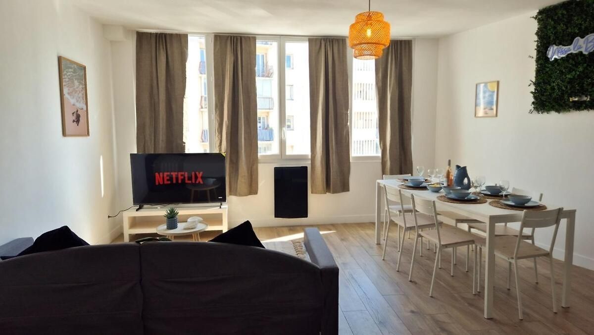 Apartment T3 Neuf Climatise 8 Pers Proche *