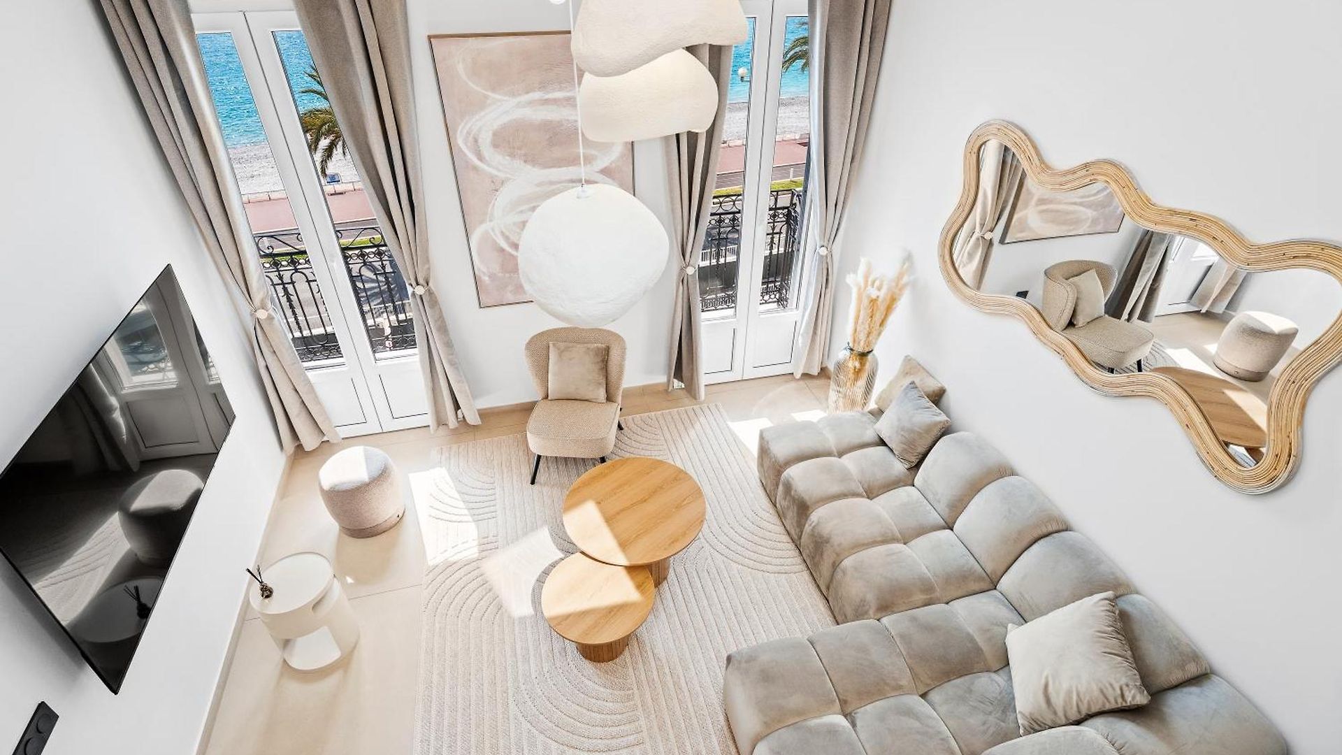Apartment Renting - Promenade - Luxury Loft Sea View Balcony Floor Nice