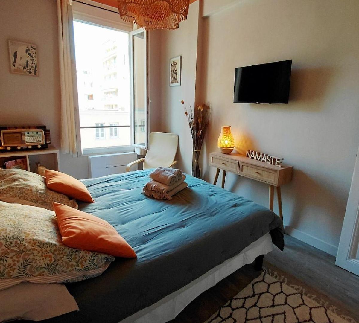 Apartment Chic Ultra Cozy Boho Au Port Of Nice