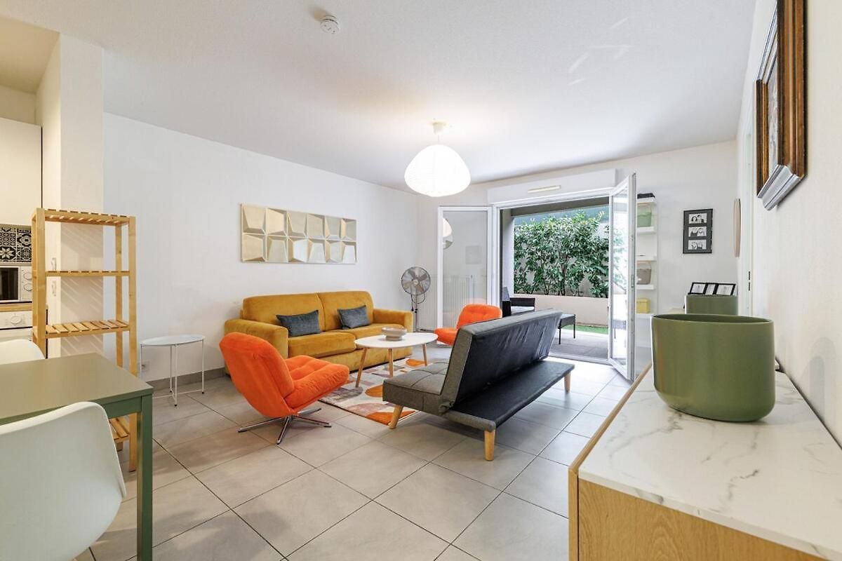 Apartment T2 Avec Terrasse Et Parking Privatif Nice