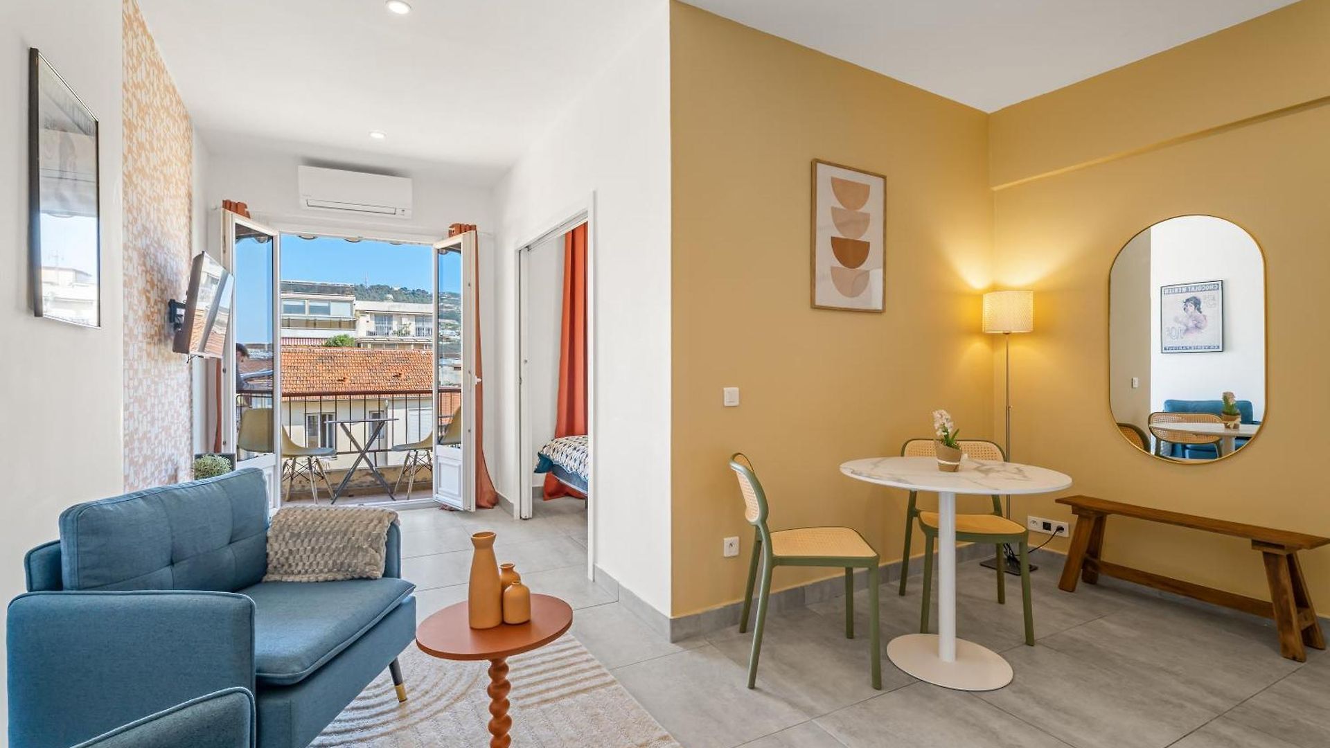 Apartment Renting - Risso - Cocoon Design Massena Paillon Balcony View & Lift Nice