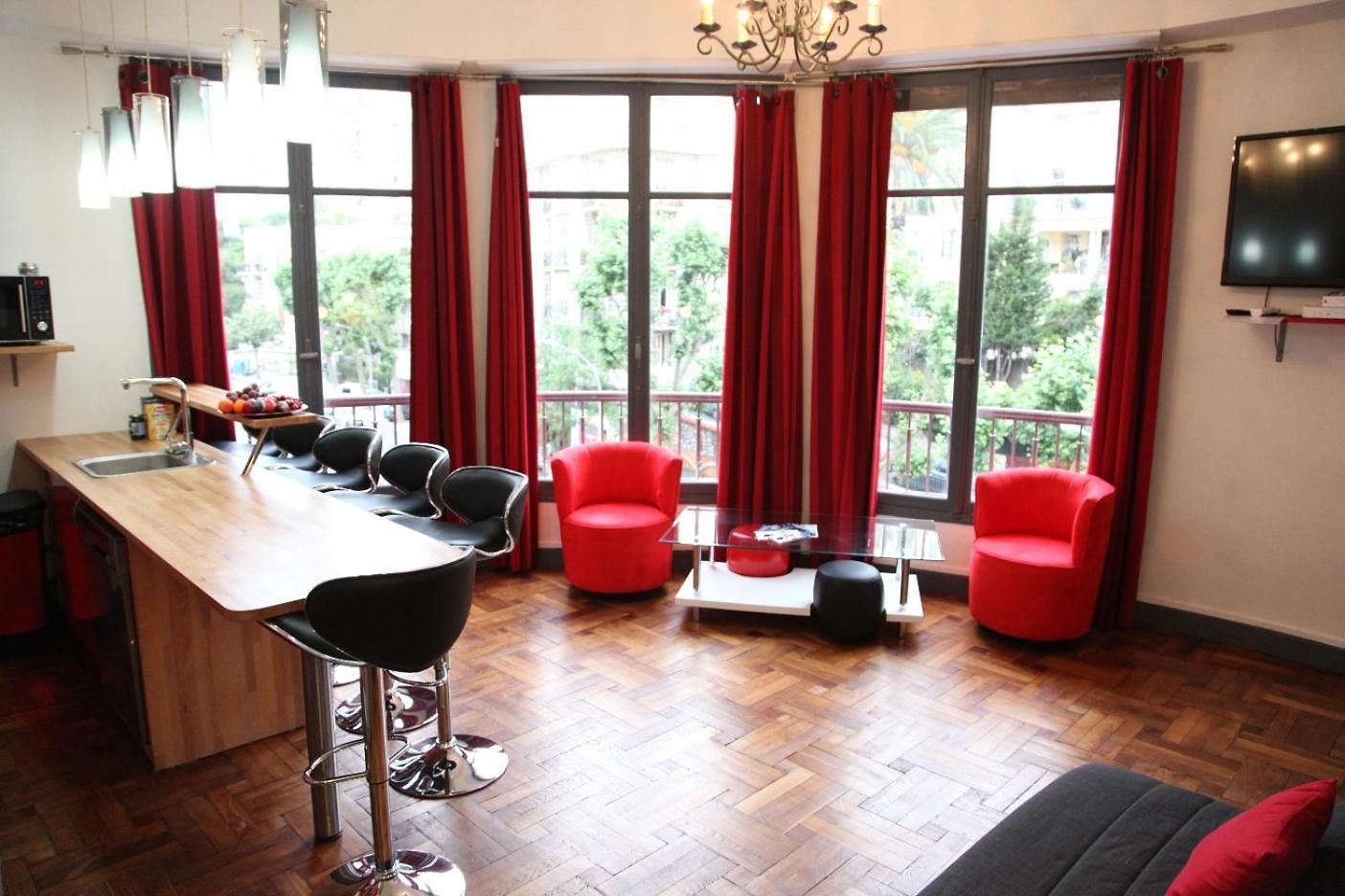 Appt 3 Chambes Au Coeur De Nice-5 Mns Plages Apartment