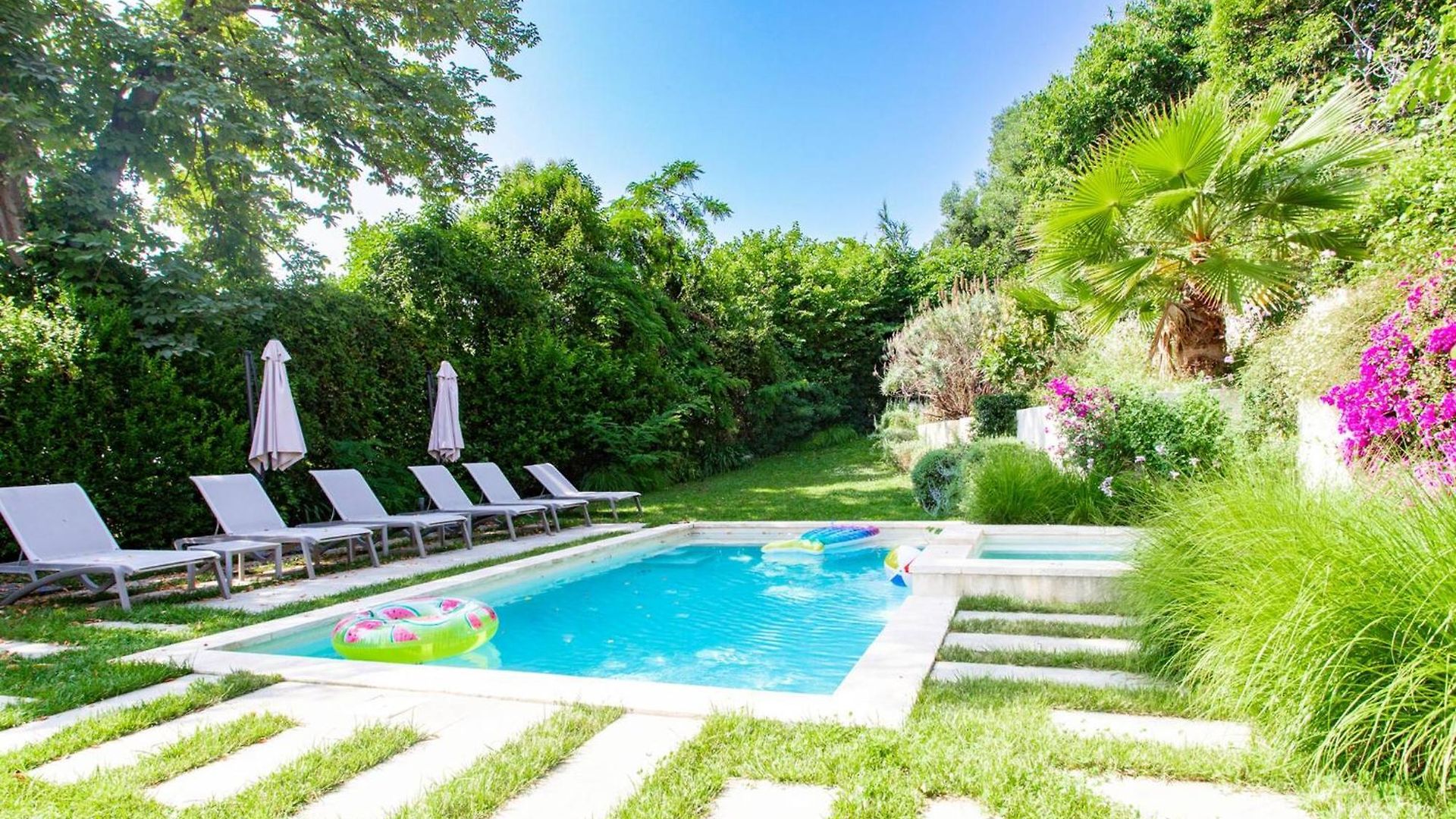 S2 Staywizus - House For 12p Swiming Pool Ac Bbq 10 Mins From Sea Nice