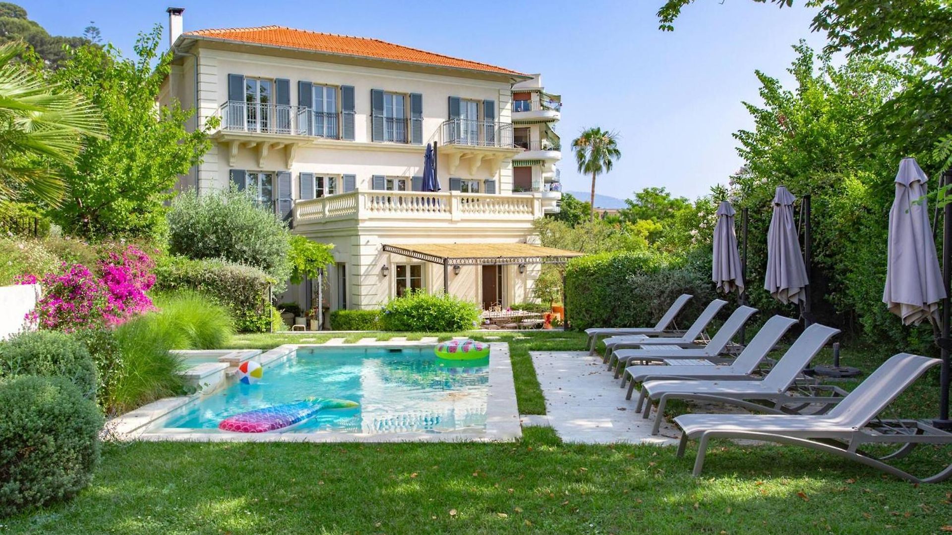 S2 Staywizus - House For 12p Swiming Pool Ac Bbq 10 Mins From Sea Nice
