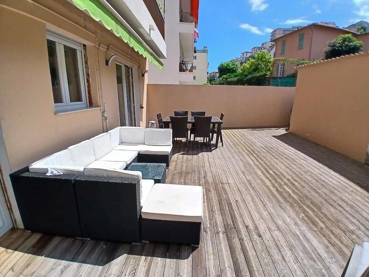 3p Large Terrace Apartment Nice