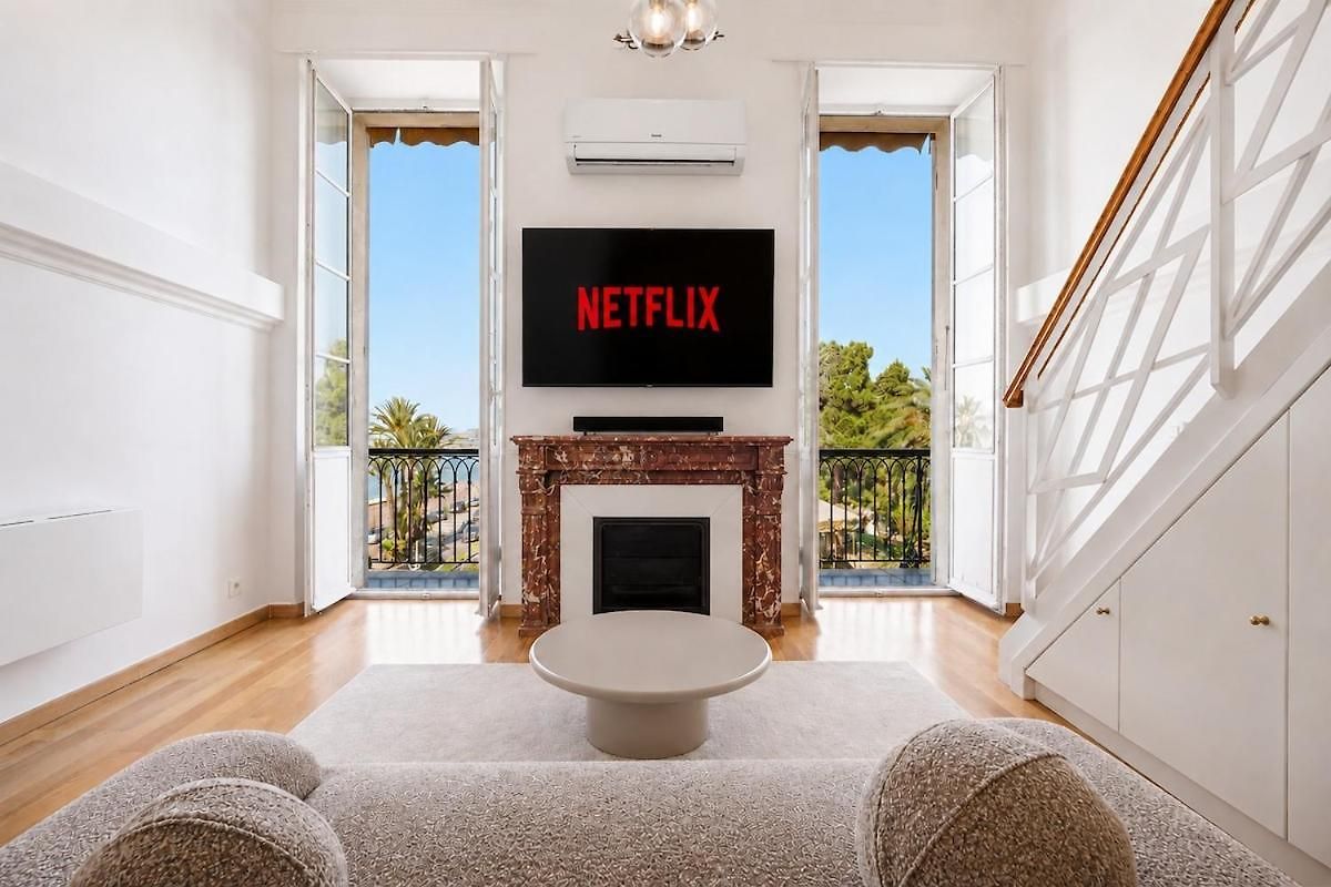 Sea View Duplex - Ac Wifi - Promenade Des Apartment Nice