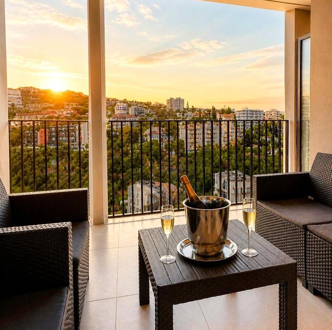 Luxury Modern Flat & Panoramic View & Wifi *