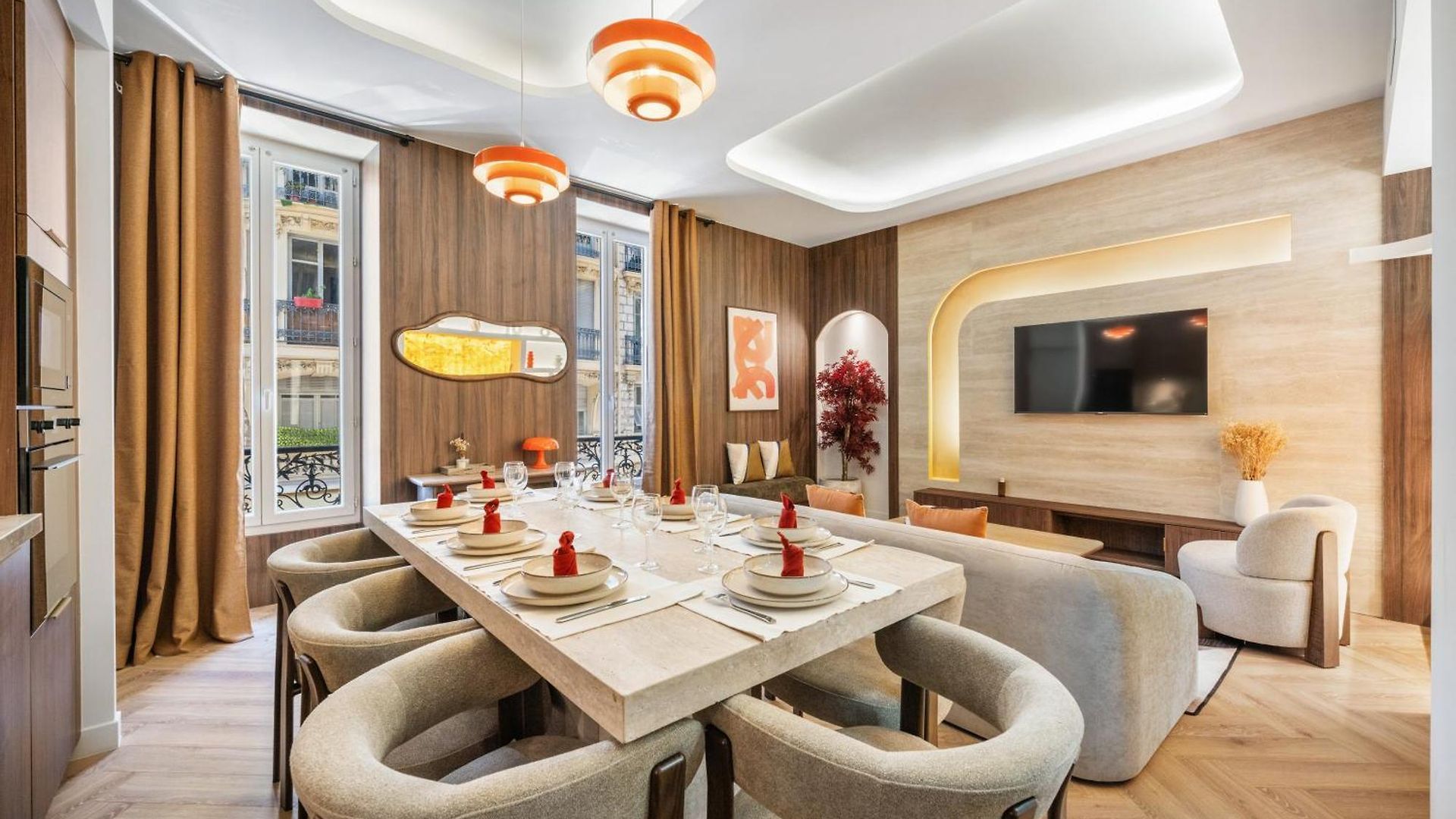 Apartment Luxueux, Equipe En Plein Coeur De Ac-parking - 4 *