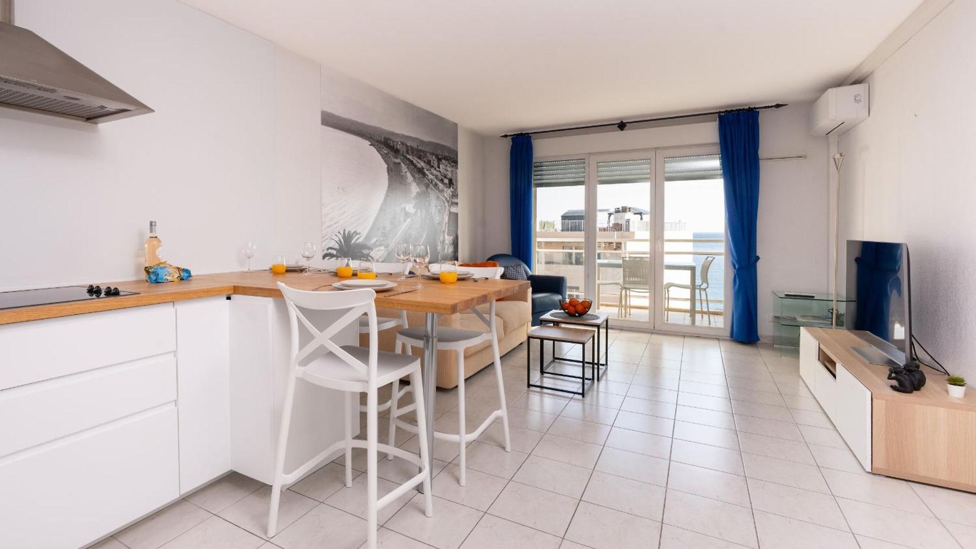 Apartment #47 Staywizus - Californie 1 Bdr Ac Garage Sea View Terrace 1 Min To *