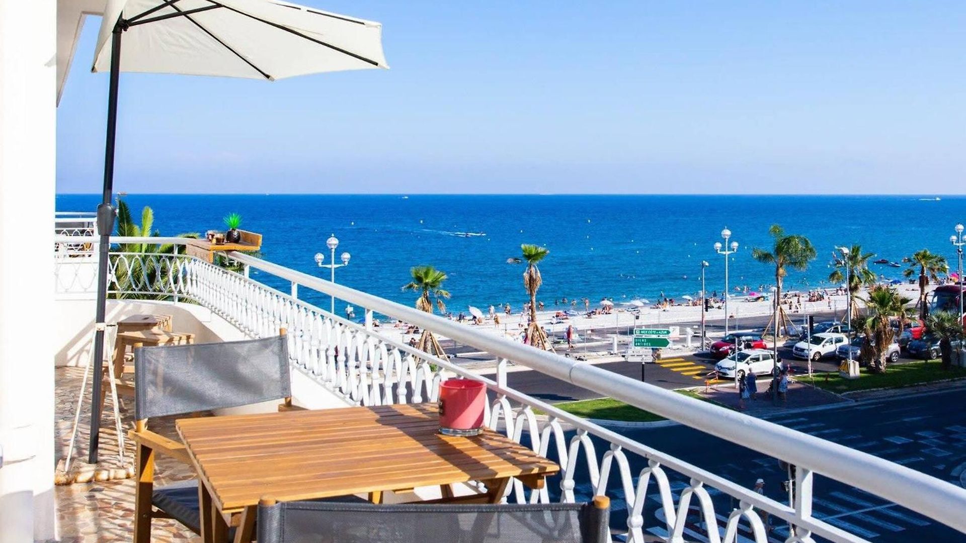 #42 Staywizus - Idyllic Frame With Panoramic Sea View Ac & Balcony Apartment