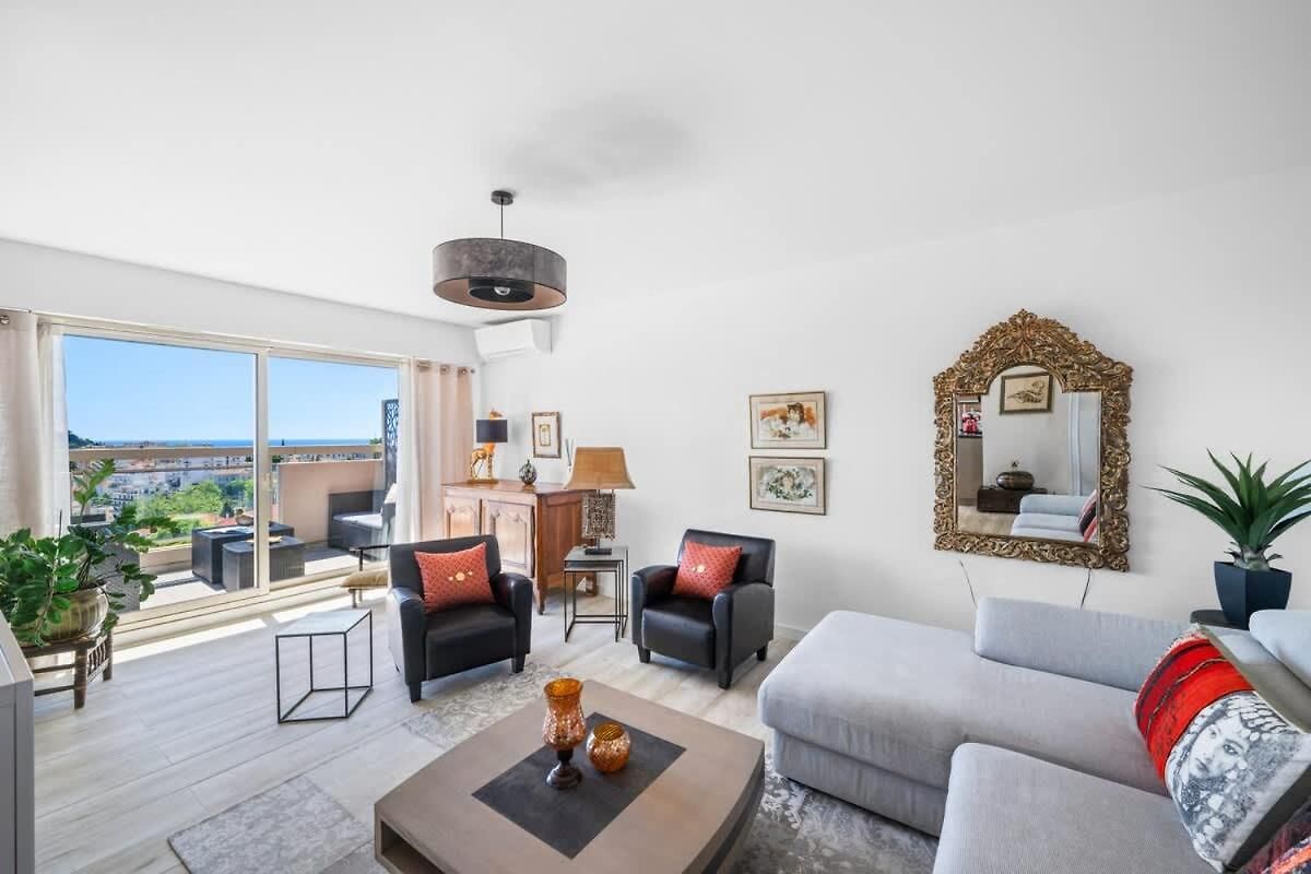 Apartment Superbe 2p Terrasse Vue Quartier Cimiez
