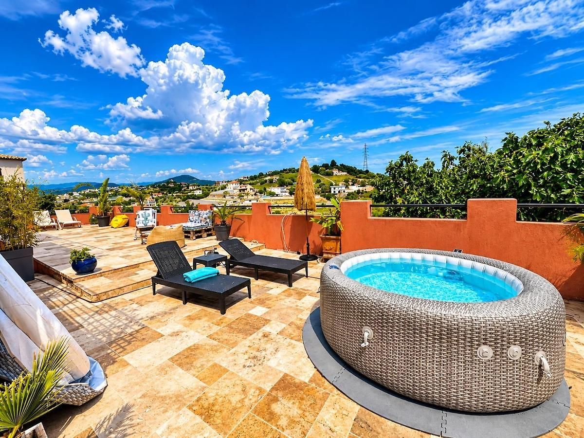 Apartment Nice, Collines, Chateau De Cremat, Villa, Jacuzzi