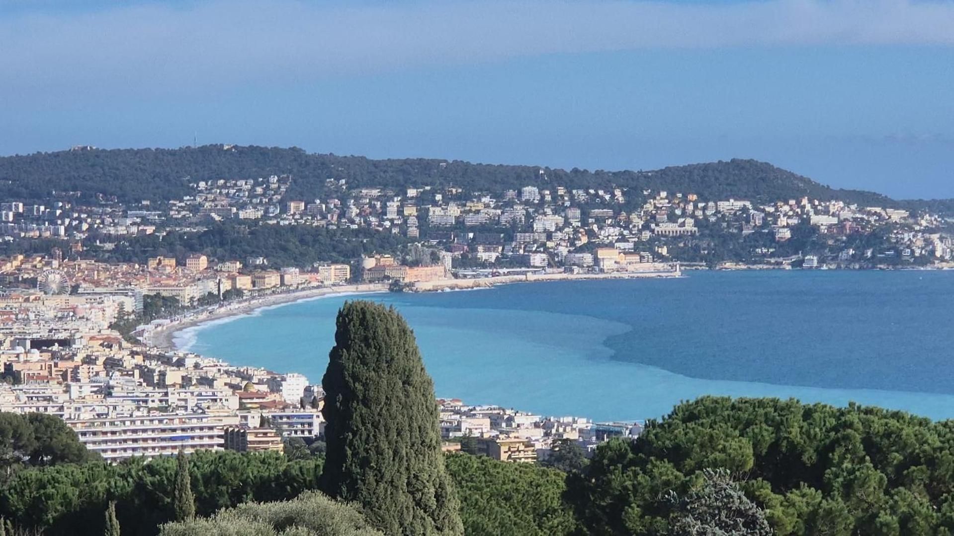 Wonderful View - 2br Fabron - Parking Apartment Nice