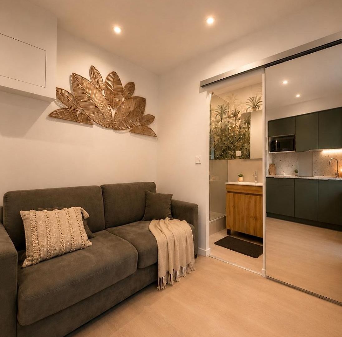 Cosy Climatise Ambiance Tropicale Apartment Nice
