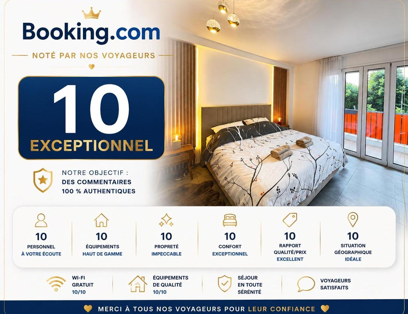 2 - Terrasse, Parking Gratuit & Climatisation Apartment