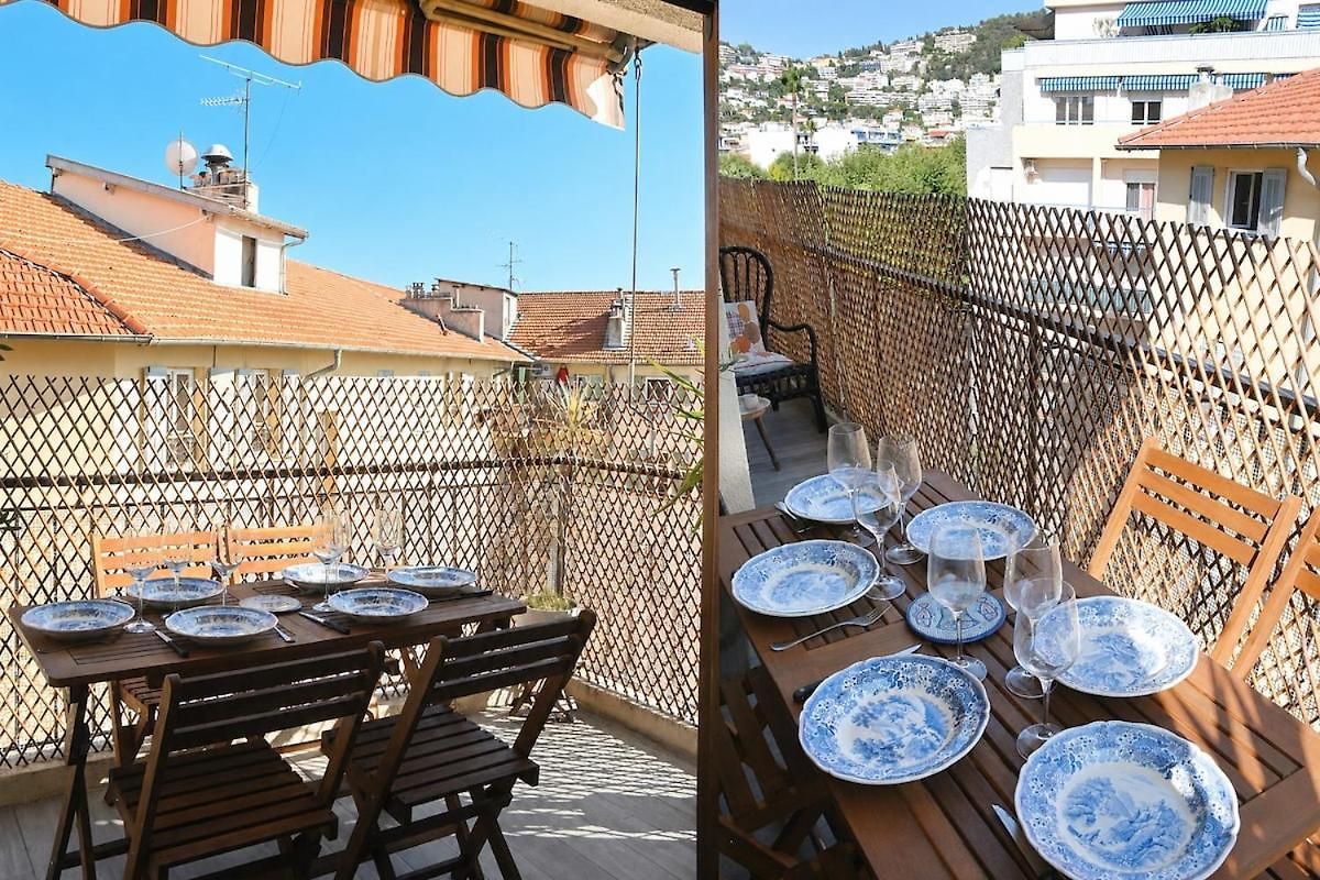 Sunny Terrace With Great View- Port, & Garibaldi- 3 * Nice