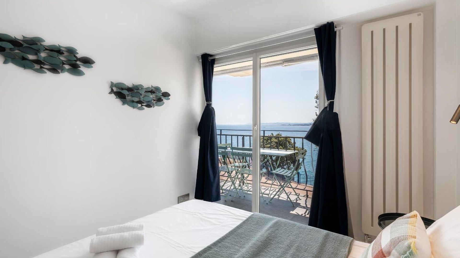Apartment Promenade, View On Bay, Sunny Terrace, 4 Guests, 2 Bedrooms Ac Nice
