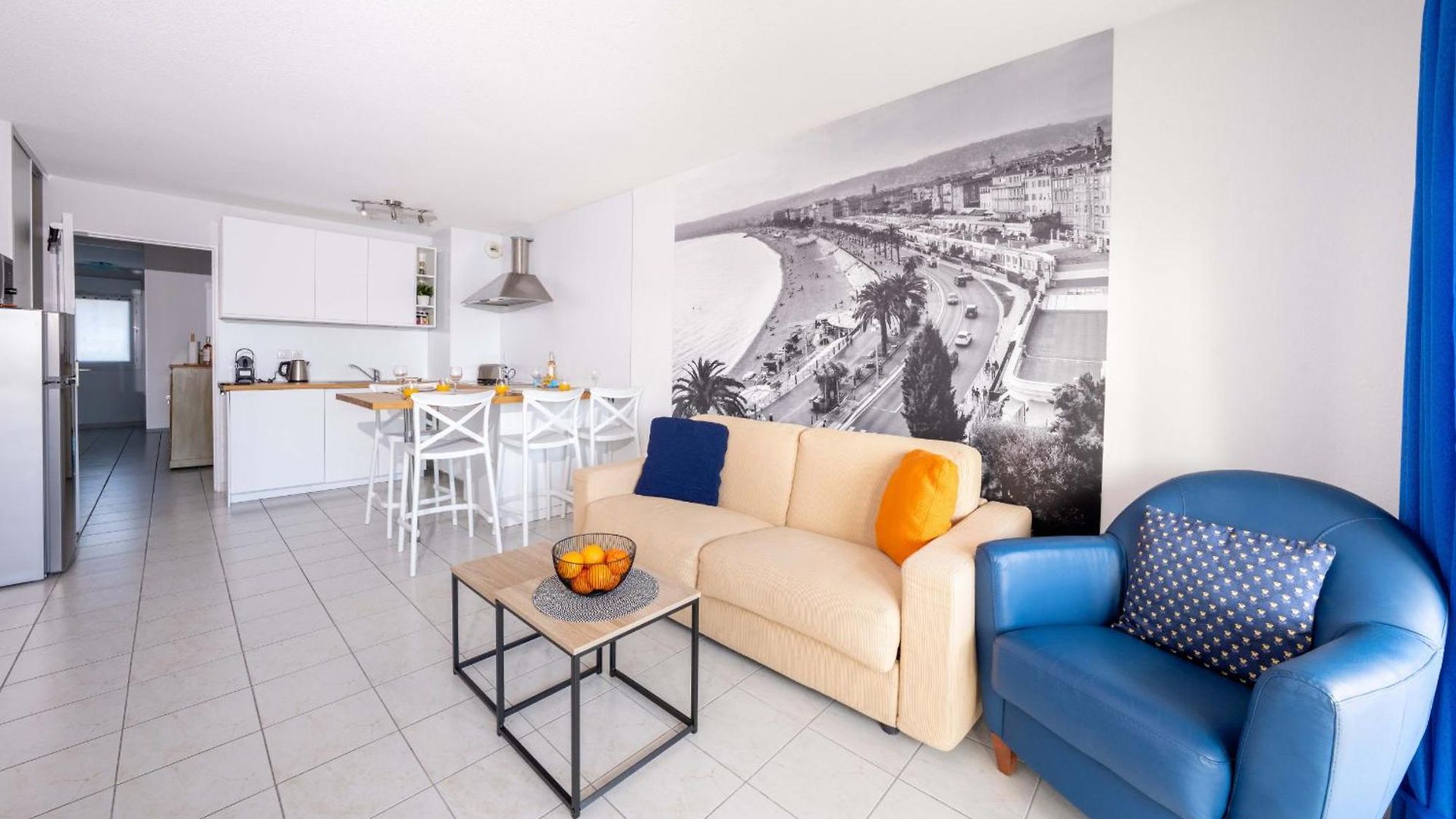 #47 Staywizus - Californie 1 Bdr Ac Garage Sea View Terrace 1 Min To * Nice
