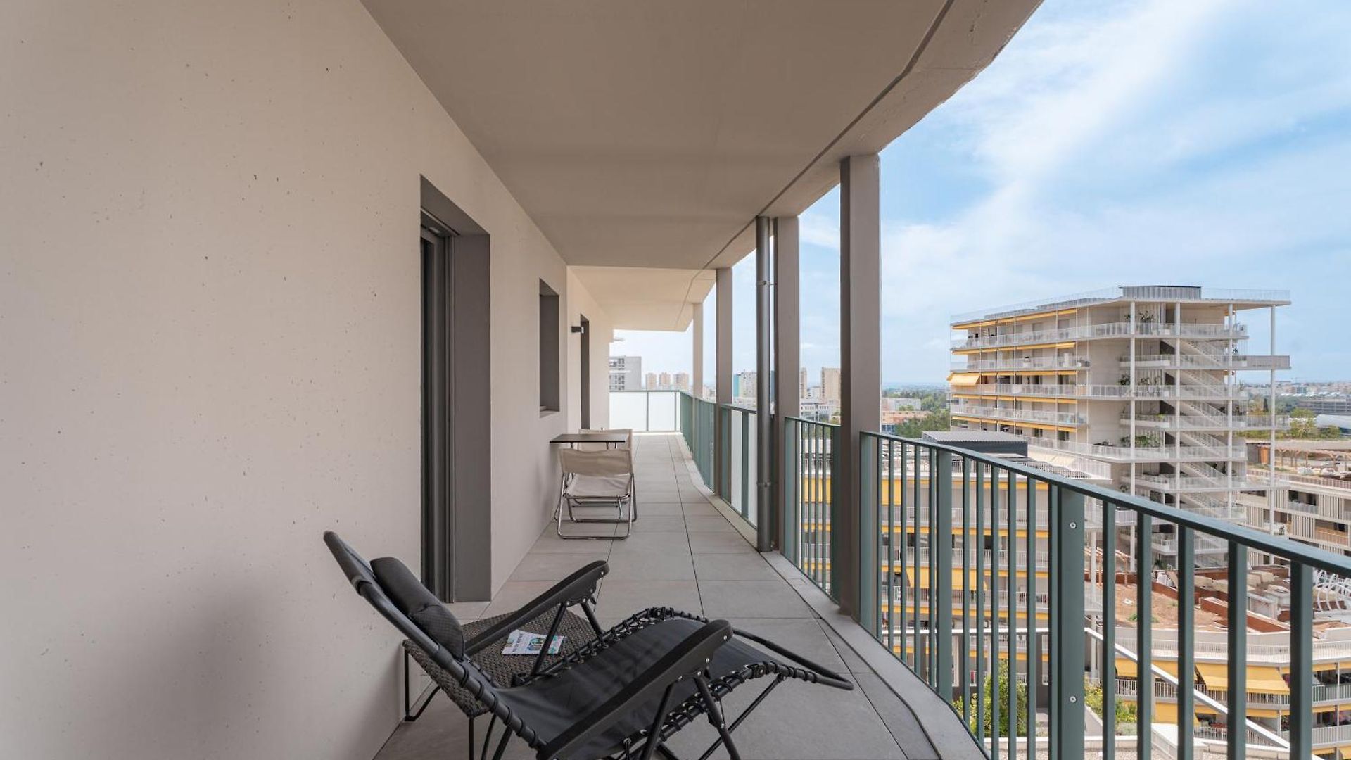 New Building- Neuf Lumineux Vue Mer, Tramway L3 Au Pied De Immeuble A 10 A 15 Mns D'aeroport, Centre & Promenade Apartment *