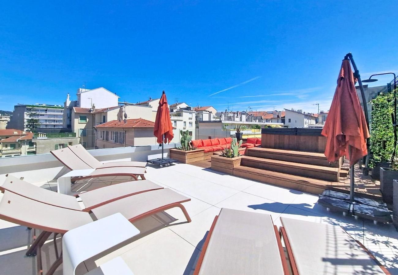 Nestor&jeeves - Julianna Rooftop - Jacuzzi - Sauna Apartment Nice
