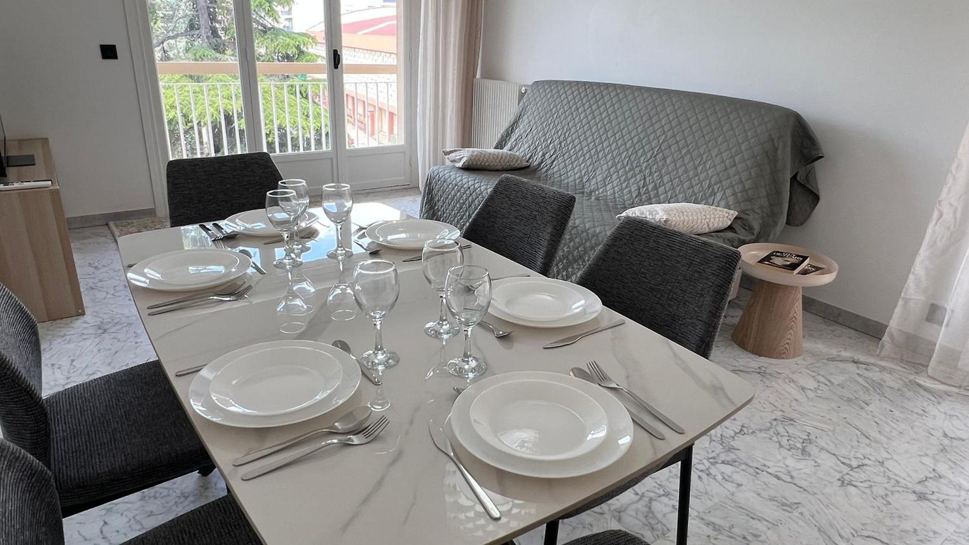Apartment Familial T3 Terrasse, Clim & Parking Gratuit Nice