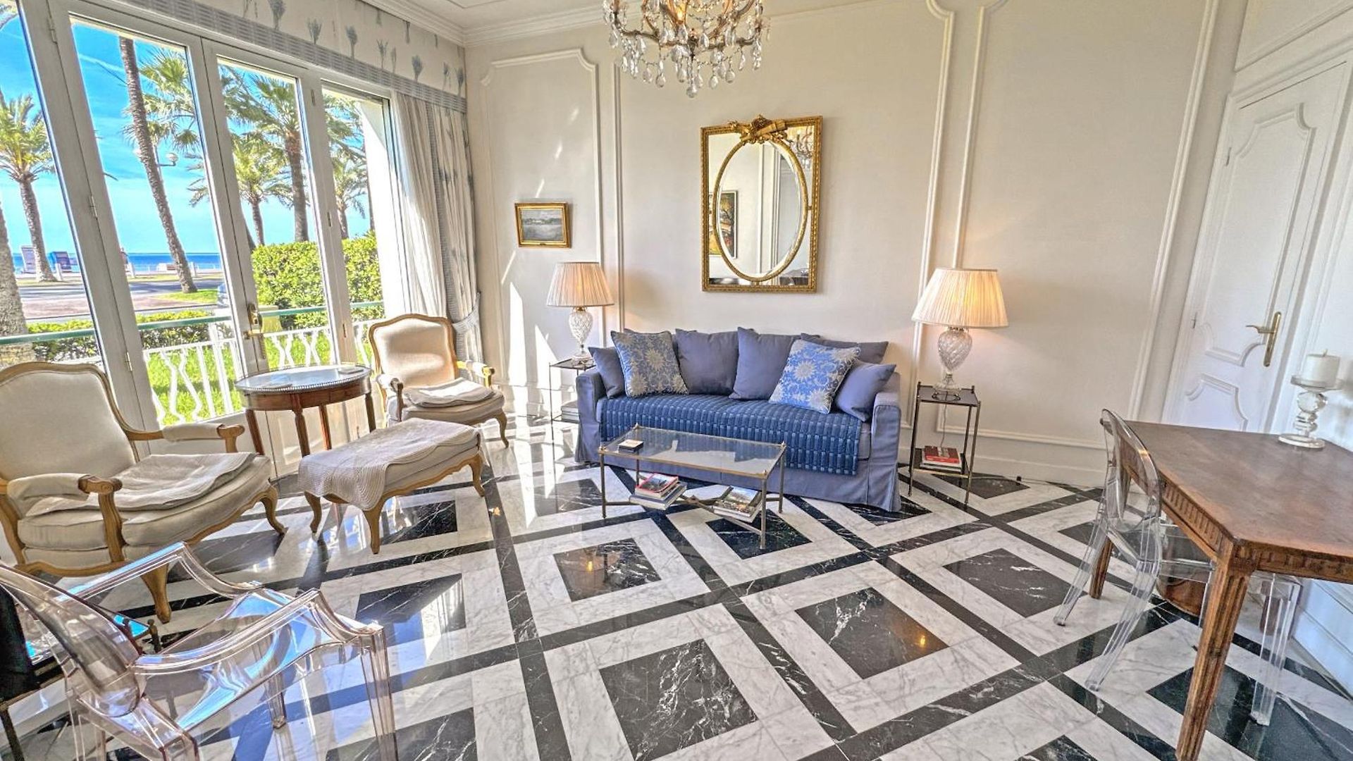 Rare Seafront Garden On Promenade Apartment