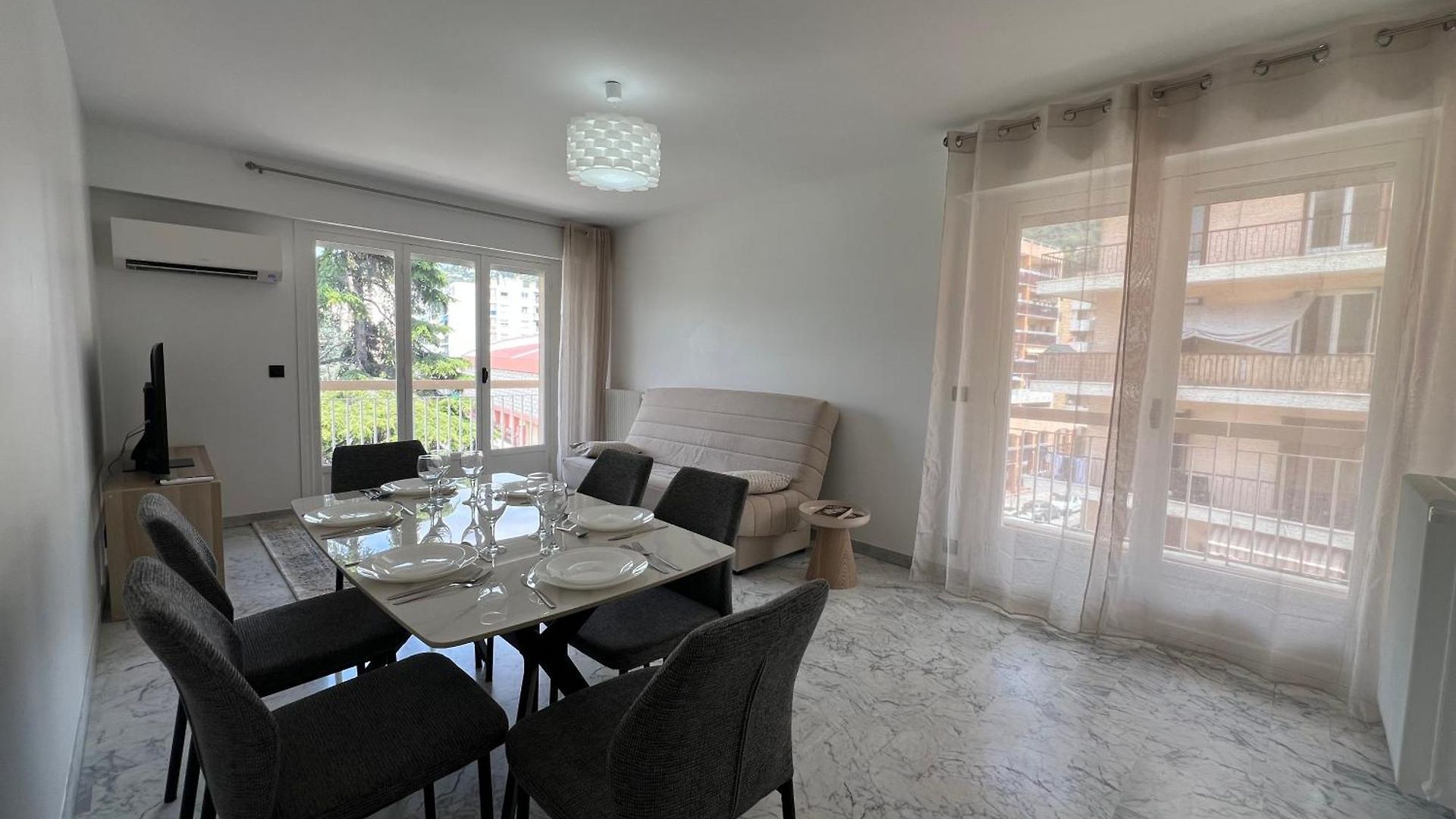 Familial T3 Terrasse, Clim & Parking Gratuit Apartment Nice
