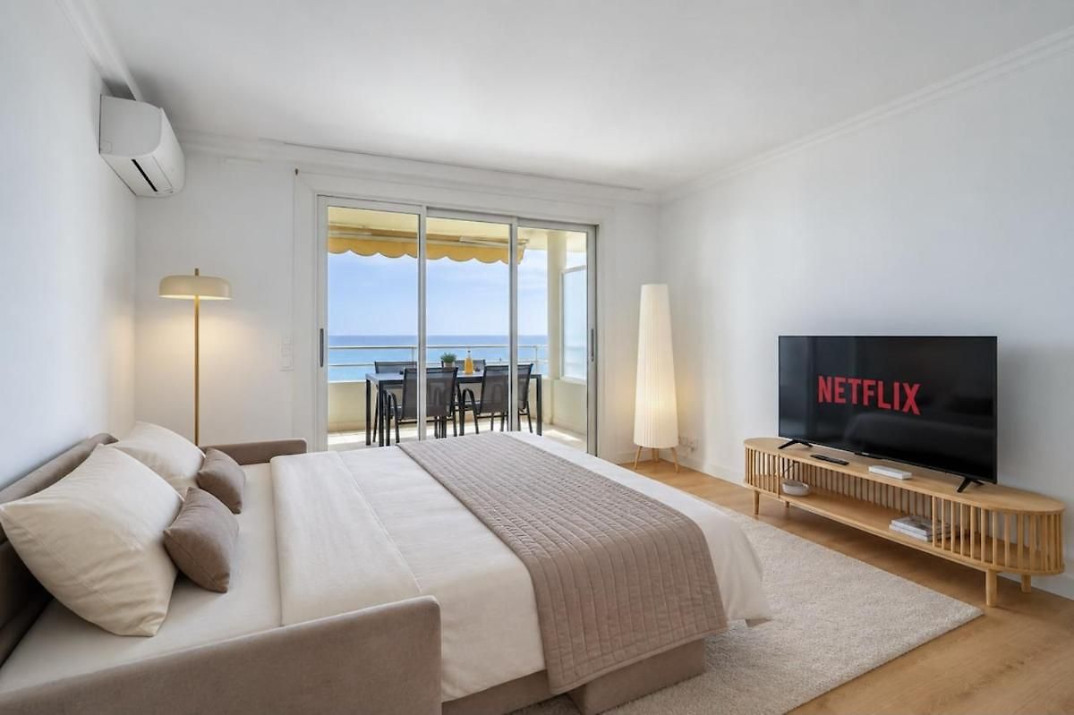Exceptional 2 Bedroom With Ac Wifi, Sea Vies And Parking In Apartment