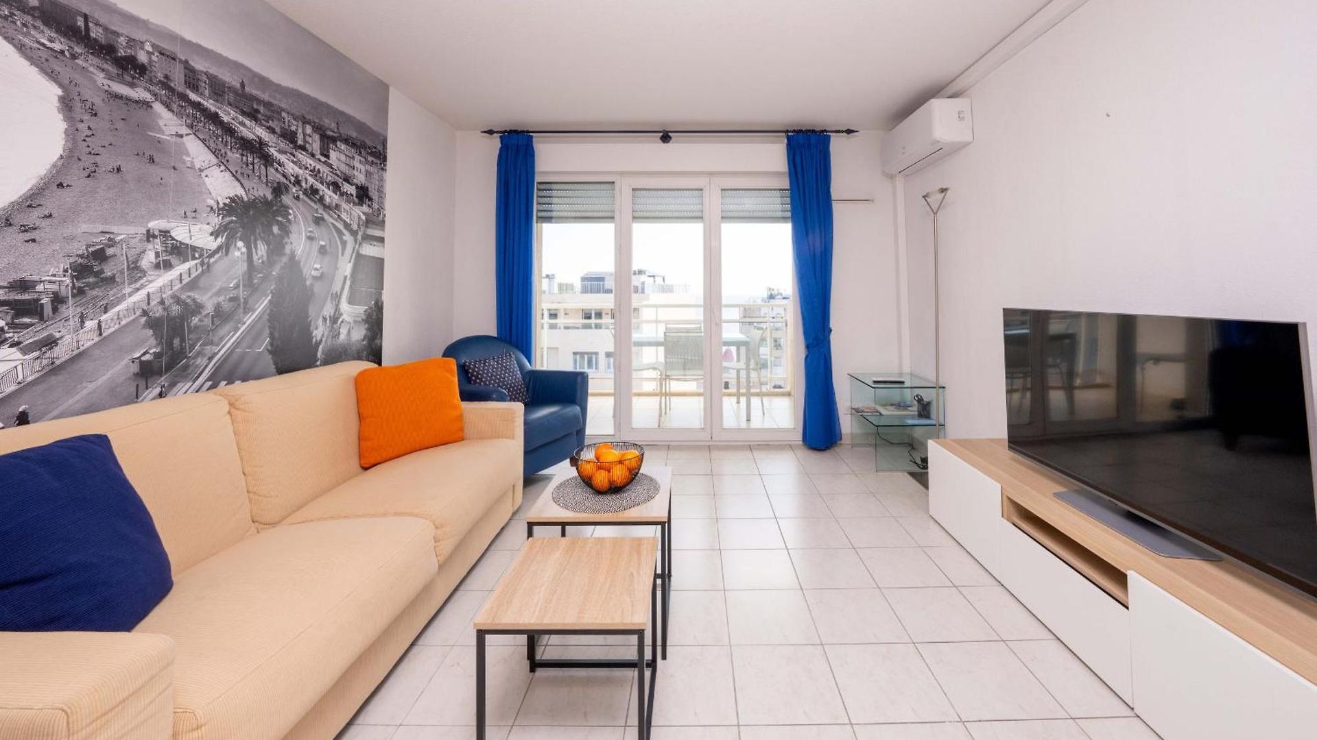 #47 Staywizus - Californie 1 Bdr Ac Garage Sea View Terrace 1 Min To