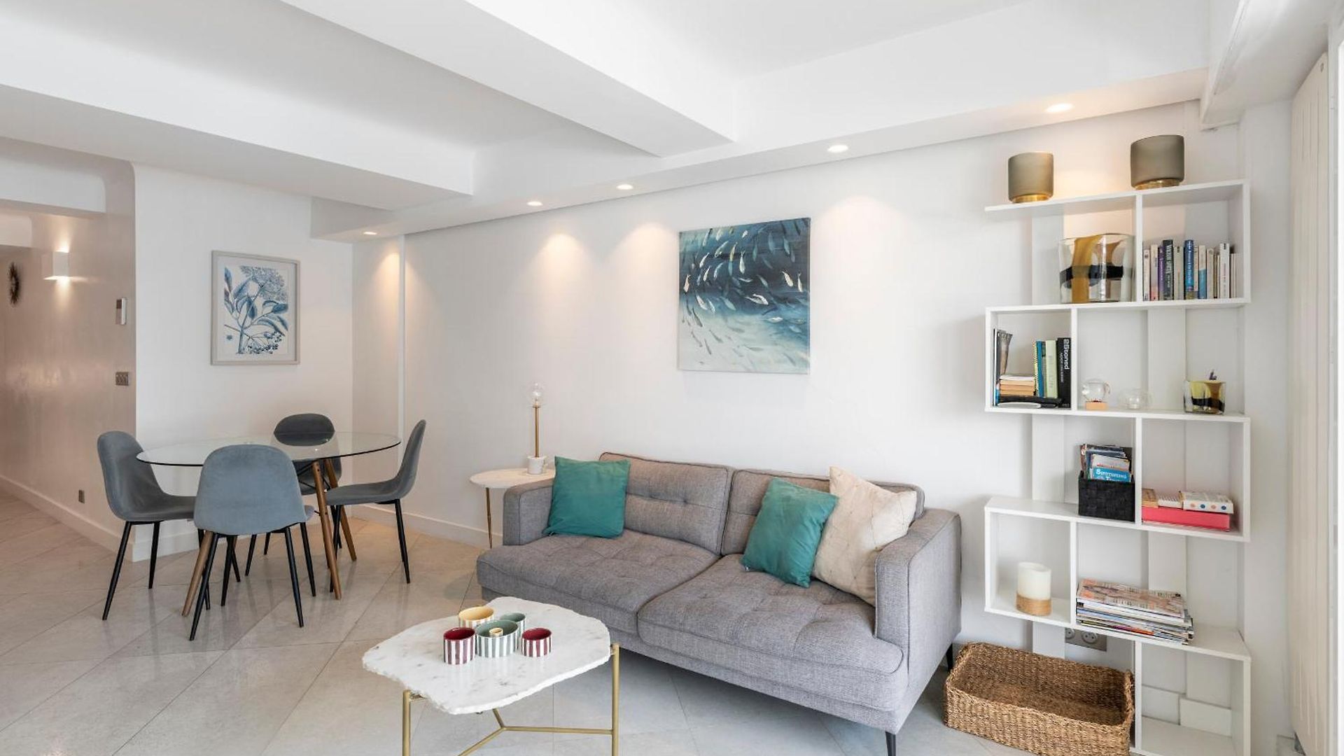 Promenade, View On Bay, Sunny Terrace, 4 Guests, 2 Bedrooms Ac Apartment Nice