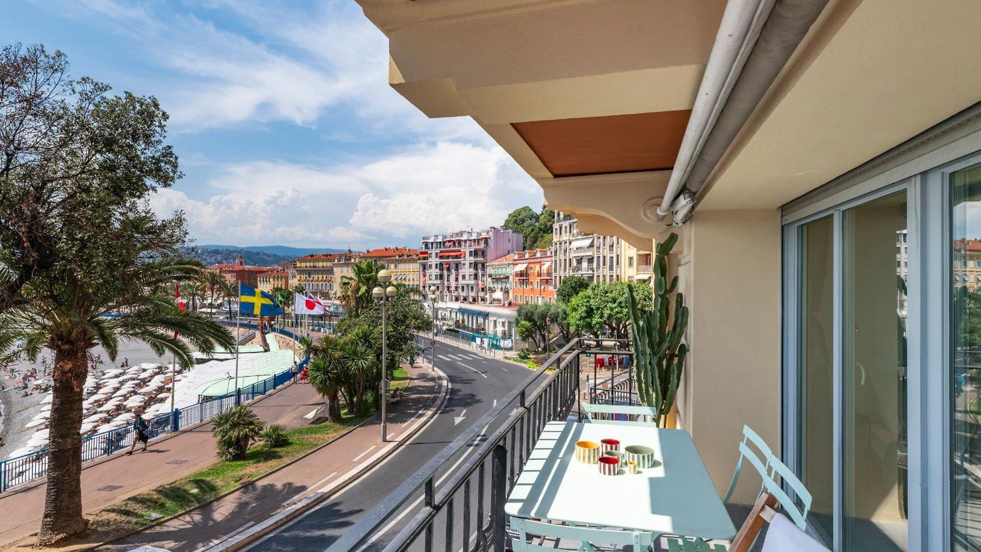Promenade, View On Bay, Sunny Terrace, 4 Guests, 2 Bedrooms Ac * Nice