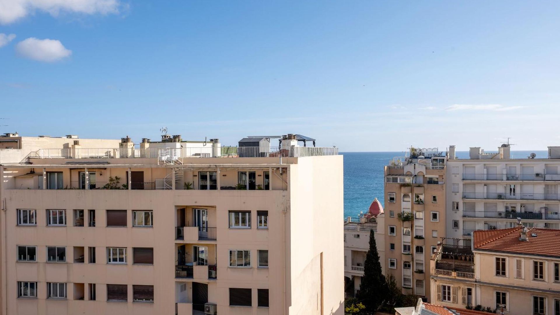 #47 Staywizus - Californie 1 Bdr Ac Garage Sea View Terrace 1 Min To