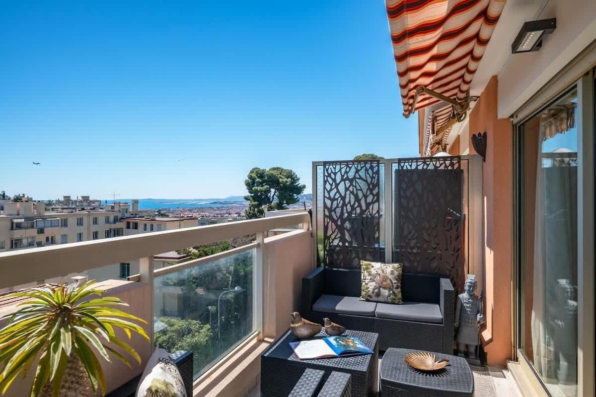 Superbe 2p Terrasse Vue Quartier Cimiez Apartment *
