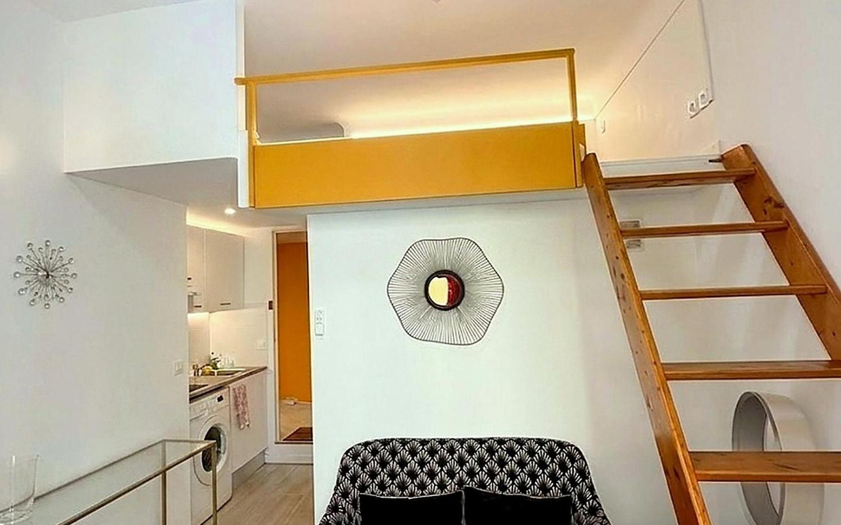 Apartment Mezzanine Renove - Centre Nice, 3 Min Gare