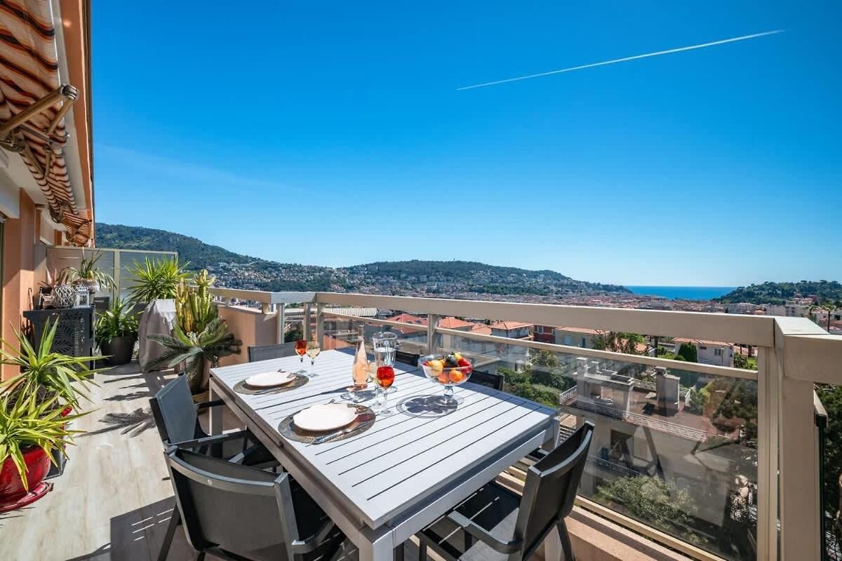 Apartment Superbe 2p Terrasse Vue Quartier Cimiez *