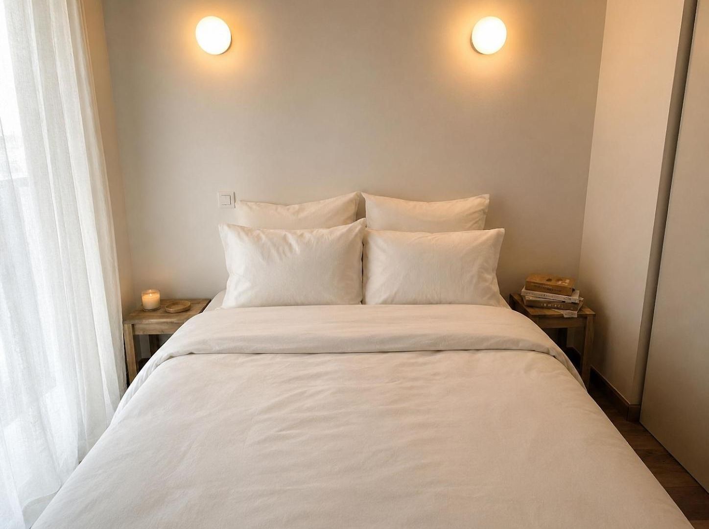 Heart Of Nice, 3min, 3 Ac Units, Balcony With 4-seater Dining! * Nice