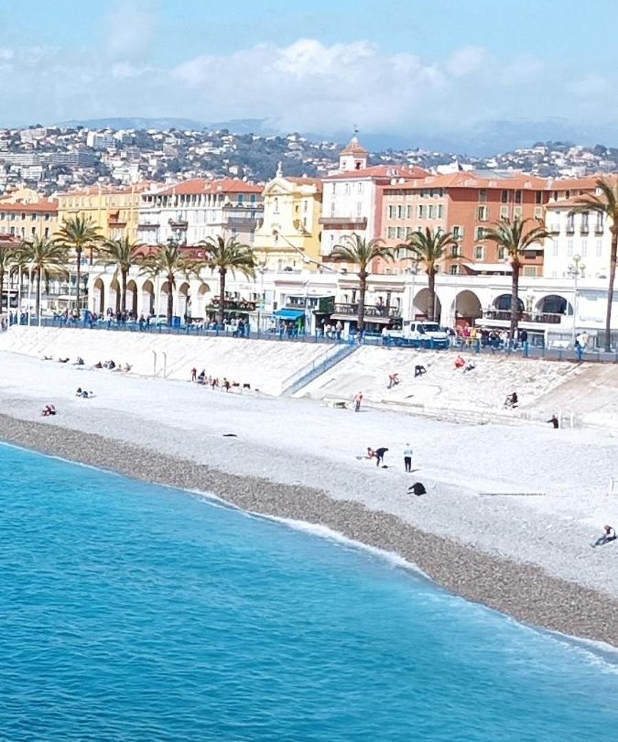Blue Horizon 3 - Ac Terrace 3 Min Apartment Nice