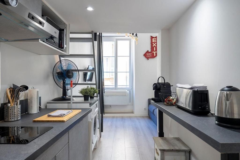 Unique 2 Biens En 1, Clim, Moderne, A 300m Apartment Nice