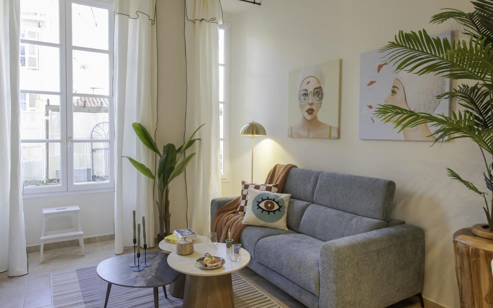 #38 Staywizus - 1bdr Place Massena - Near - Ac & Wifi Apartment Nice