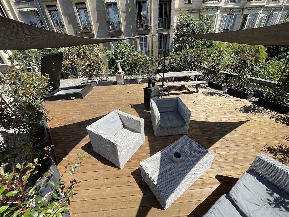 Bel Appartement Avec Toit-Terrasse, 2 Chambres, Centre Ville De Nice Nice