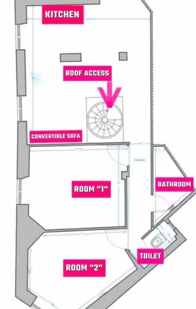 Apartment Bel Appartement Avec Toit-Terrasse, 2 Chambres, Centre Ville De Nice Nice