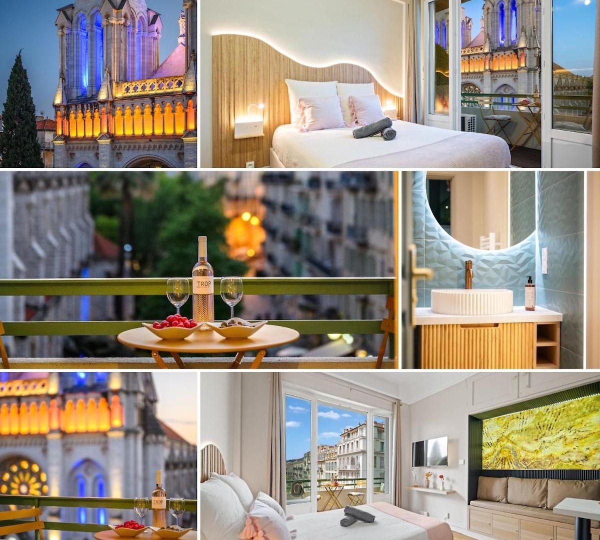 Vue Basilique Exceptionnelle - Cocon Cosy Et Luxe Apartment Nice