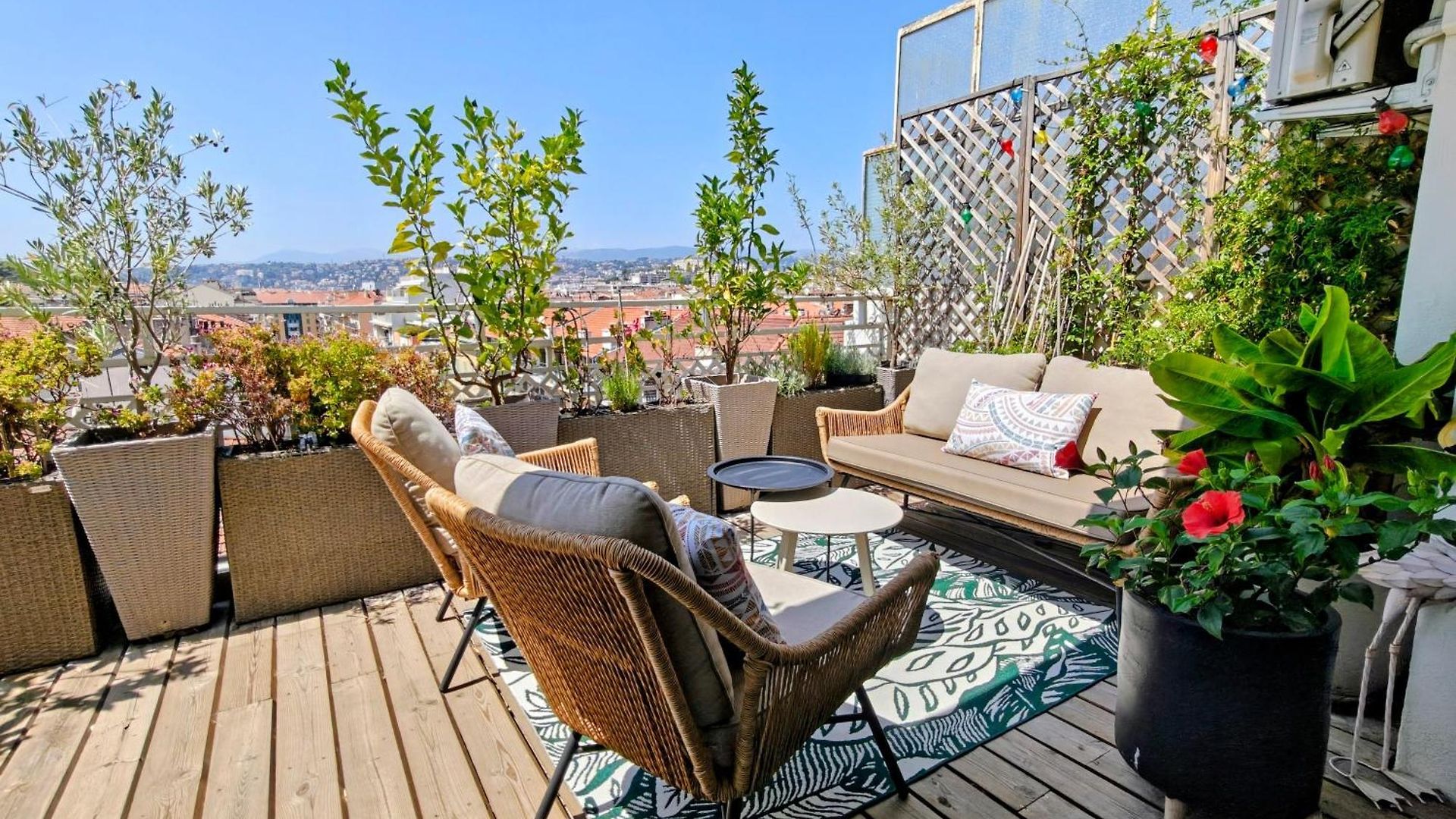 Apartment Sun Deck Terrace - Port Of With View And Air Conditioning *