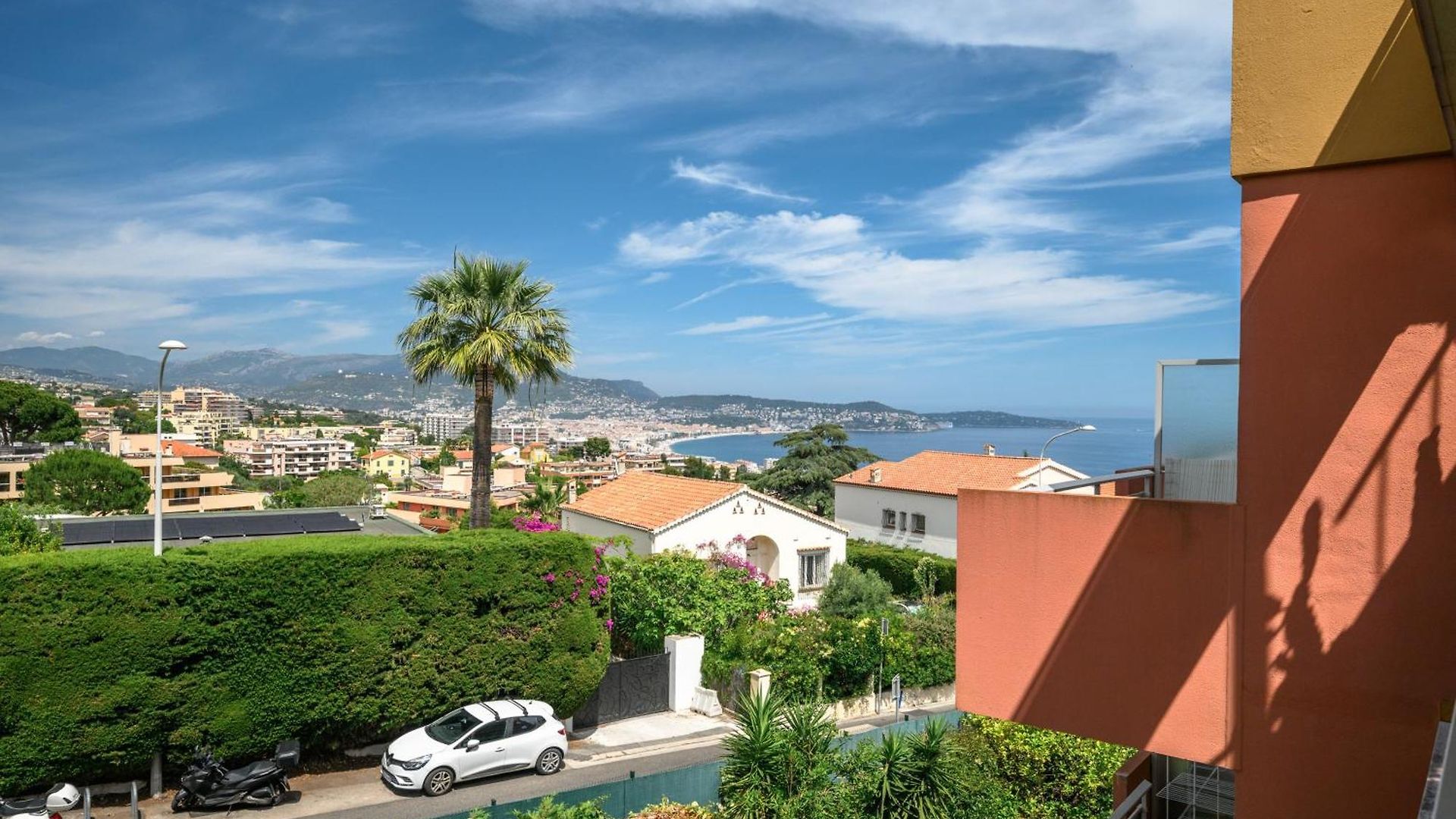 Rooftop Terrace - Sea View, Pool, Parking & A/c Nice