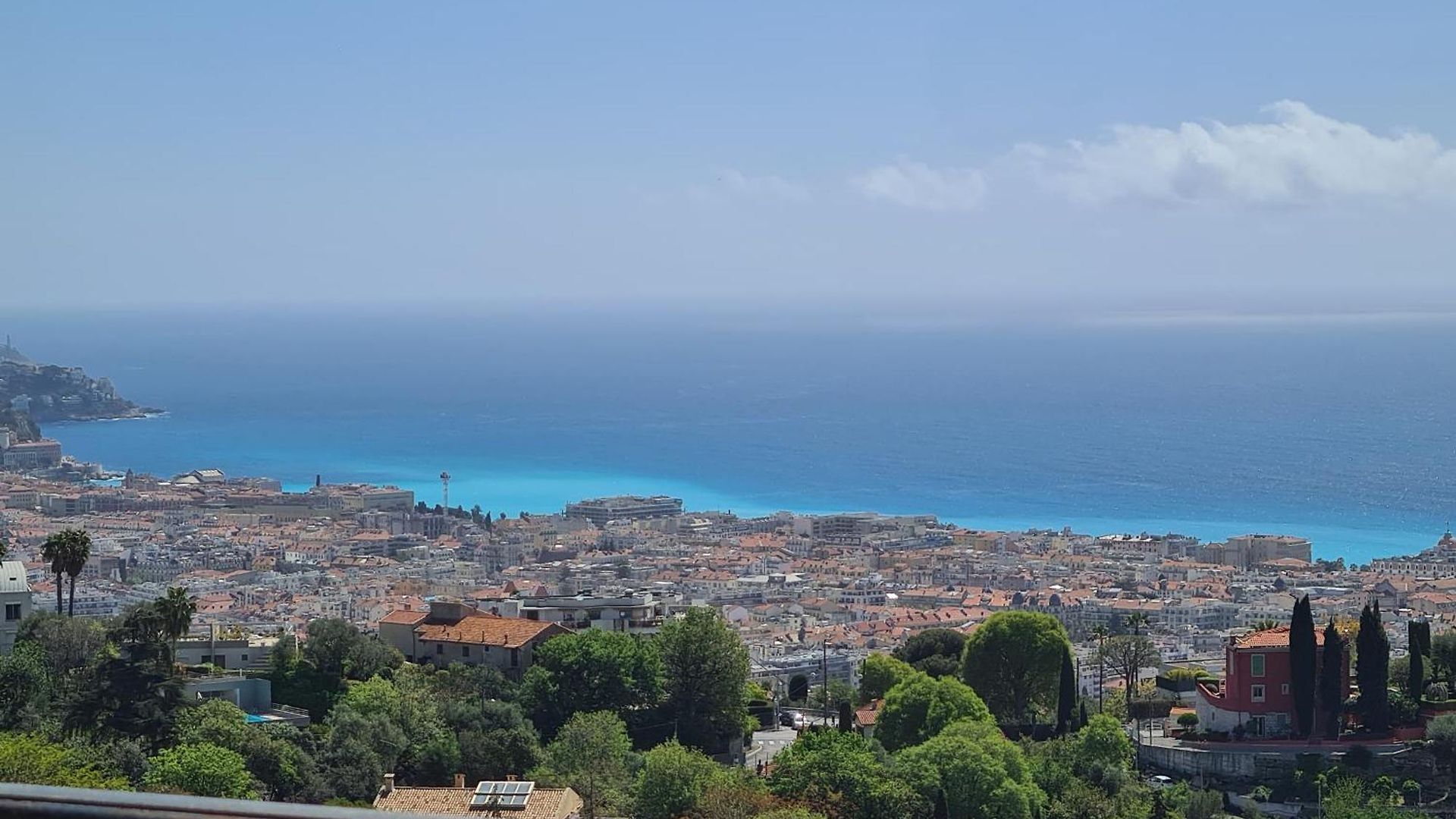 Panoramic Sea View Of The French Riviera, Parking Appartement Nice