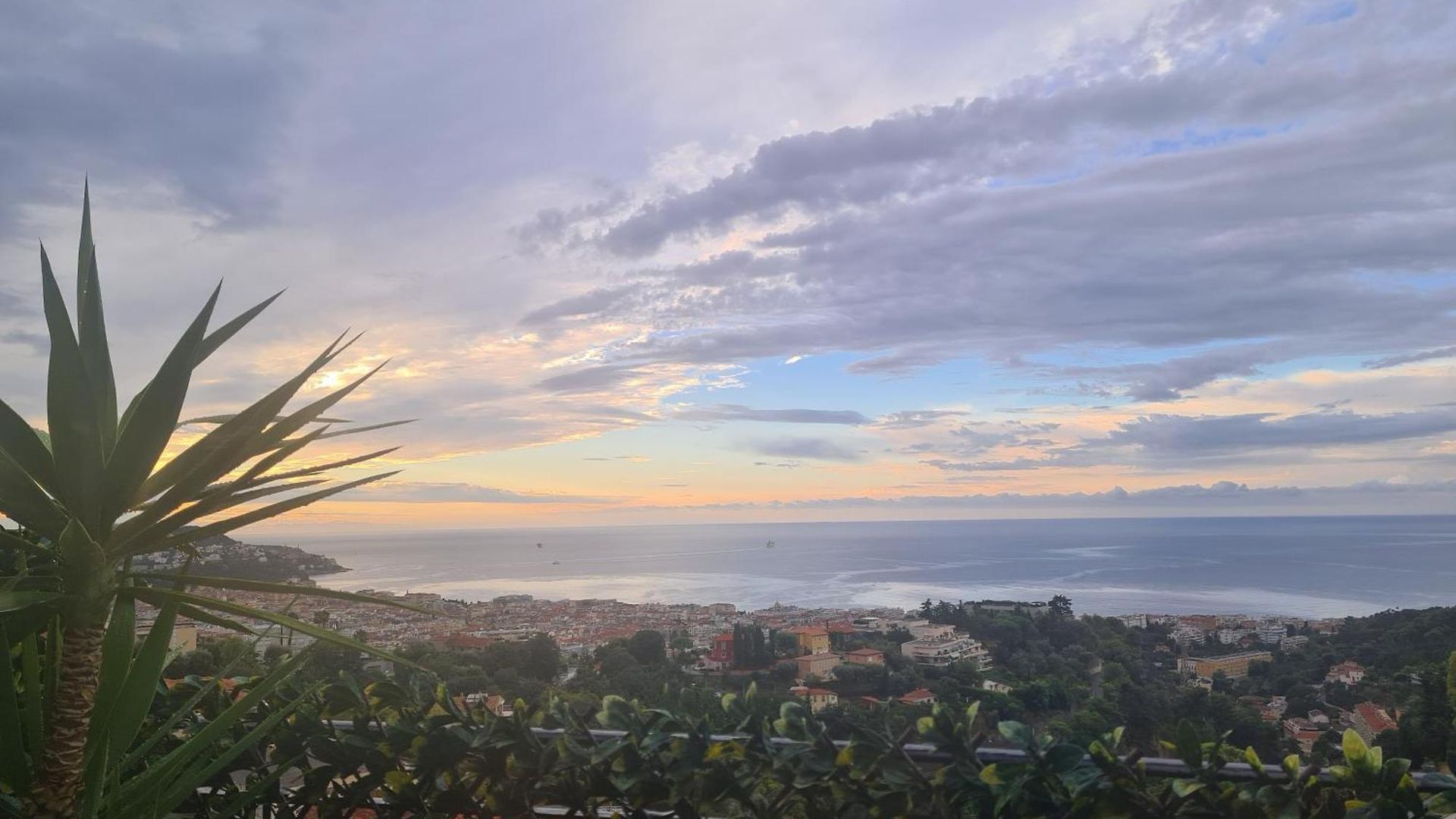 Panoramic Sea View Of The French Riviera, Parking Nice