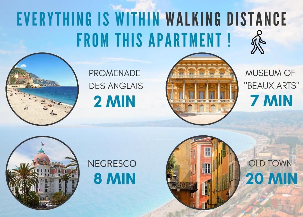 Nestor&jeeves - Palais Renoir - By Sea - Free Parking Apartment *