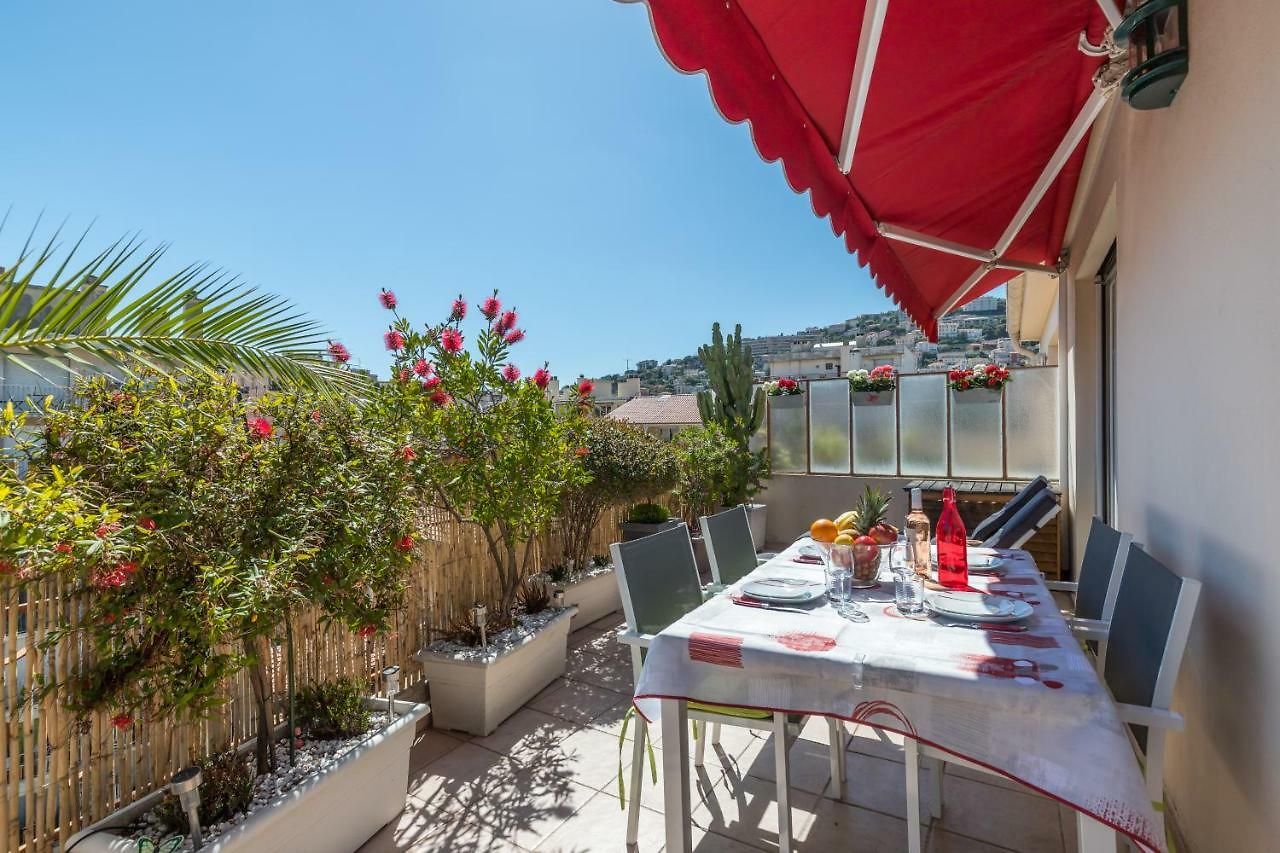 Apartment Le Mantega - F2 Moderne,centre Ville, 2 Grandes Terrasses,climatisation, Ascenseur *