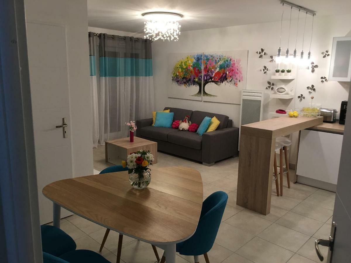 Appartement Riviera Terrasse - Parking Gratuit Nice