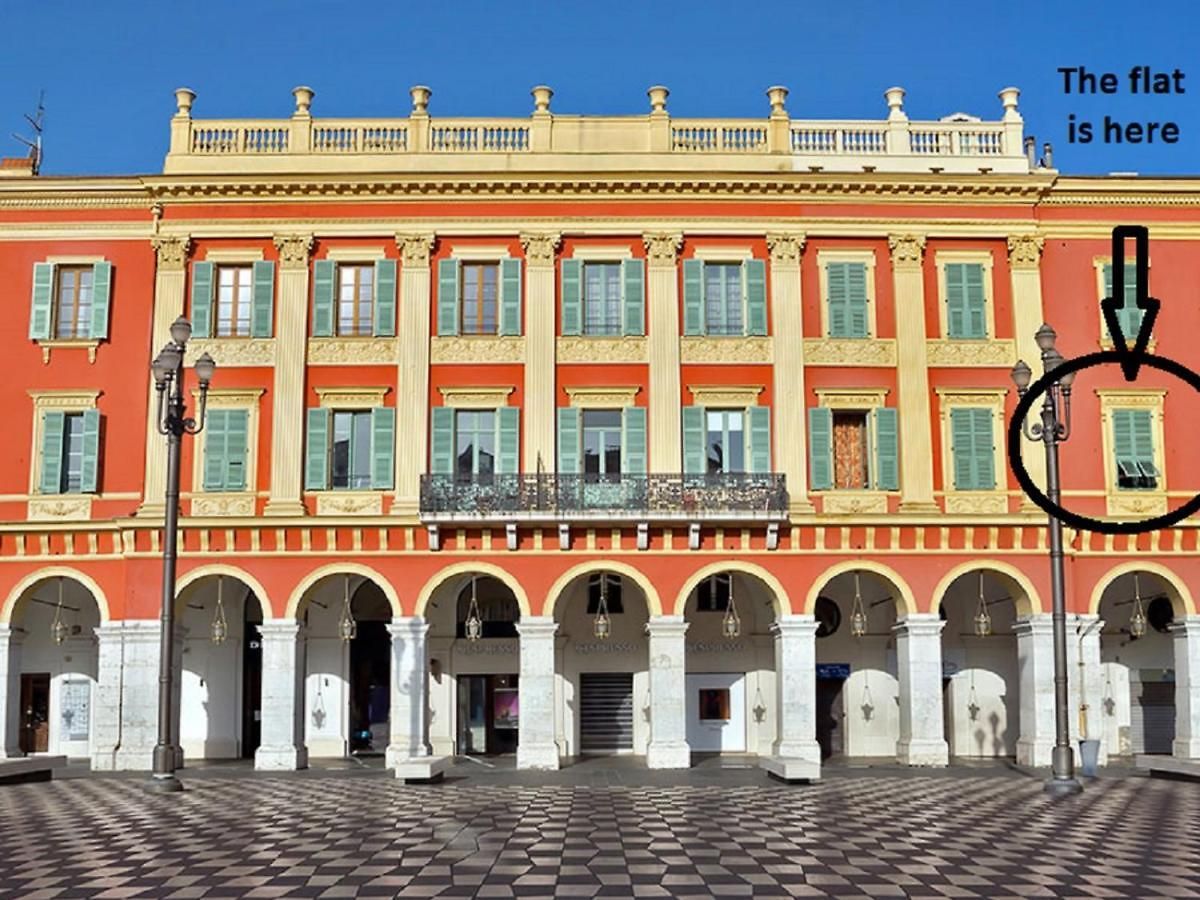 Apartment View On Principal Massena Place, 2 Min Walk Nice